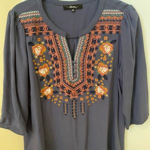 Andre embroidered blouse